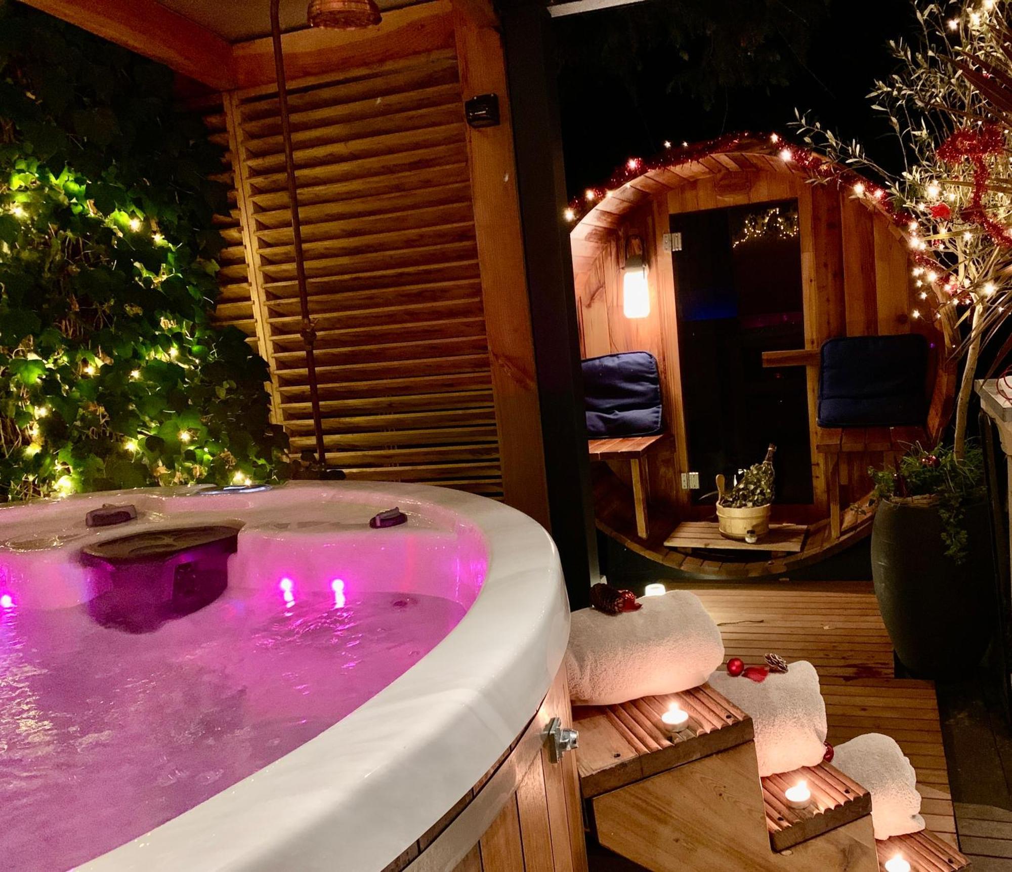 Romantisch Wellness Appartement Met Prive Hottub Sauna Gamesroom Den Ham Экстерьер фото